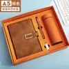 Caderno Novo Couro de Alta Qualidade Bloco de Notas Personalizado Fivela em U Traje de Presente de Negócios Presente de Acompanhamento Logotipo Imprimível