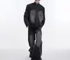 Chaqueta Guapa Piqué Primavera y Otoño 2025 Hombres ins Marca de Tendencia High Street Estilo Hong Kong Estilo Japonés Harajuku Tendencia Coreana Chaqueta Holgada