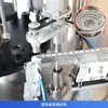 Línea de Llenado y Empaquetado Automática de Botellas Pequeñas Zonesun Manejo de Botellas 3 Cabezales Bomba Peristáltica Llenado Alta Velocidad Tapado Etiquetado Equipo