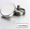 Botões de Pressão de Metal para Venda por Atacado de Fábrica, Botões Ocultos para Jaquetas, Acessórios para Vestuário, Fechos de Pressão Coloridos Pintados