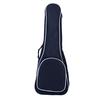 Mochila para ukelele al por mayor 21 pulgadas 23 pulgadas 26 borde blanco algodón funda para piano ukelele guitarra pequeña mochila acolchada