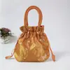 Bolsa Feminina Pequena Bolsa de Mão Bolsa Clutch Estilo Étnico Bolsa Bordada Porta-moedas Bolsa Saco Feminina com Cordão Bolsa para Celular Hanfu