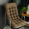 Cojín para Silla Larga de Color Sólido Transfronterizo Cojín de Oficina Cojín Integrado Engrosado Cojín para Silla Reclinable de Otoño e Invierno Cojín para Asiento