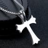 Colgante de acero inoxidable con forma de cruz de la Cruz, estilo europeo y americano, personalizado, estilo retro, para hombre y mujer, HC014