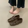Mocassins de Couro com Franjas Esculpidas e Solado Grosso para Mulheres, Cor Preta Versátil Retrô que Aumenta a Altura, Bico Quadrado
