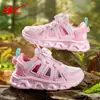 Sapatos Infantis Double Star Verão Malha Simples Casuais Versáteis Estruturados 90180