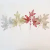 Folhas de Natal, Folha de Ouro, Folhas Persas, Acessórios de Flores de Natal, Folhas de Oliveira, Flores Plásticas, Flores de Natal, Galhos de Natal