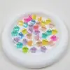 Mini grampo de cabelo pequeno infantil acessórios de cabelo de plástico com glitter presilha de cabelo fofa de gelatina para cabelo de bebê trançado grampo de cabelo quebrado presilha de cabelo