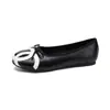 Zapatos Planos de Lujo Pequeño para Mujer Estilo Ballet 2026 Otoño Boca Baja Francesa con Lazo Slip-on Suela Suave Zapatos de Ballet En Stock
