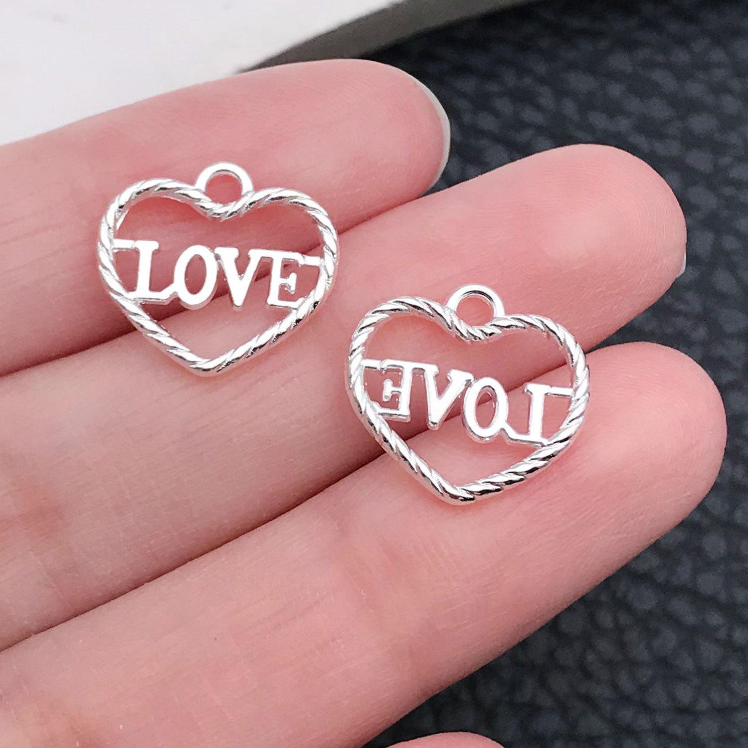 19972-Y-亮银锌合金桃爱心形love14x13mm-0
