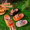 Sandalias de Playa para Niñas Estilo Nuevo con Agujeros Pantuflas para Niños Lindas de Verano Suaves y Antideslizantes para Interiores
