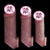 Condón Dildo Usable para Prepucio de Pene Engrosado y Agrandado para Hombres Condón Sexy Hueco Diente de Lobo Condón Alargado y Engrosado