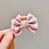Exquisitos pasadores pequeños con forma de lazo, adecuados para cabello fino, pinzas de tiburón de clip medio, pasadores dulces para flequillo de lado, horquillas y accesorios para el cabello para mujeres