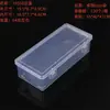 Caixa de Embalagem Transparente Retangular Caixa de Plástico Organizadora de Peças de Brinquedo Embalagem Papelaria Joia Ferramenta de Hardware Caixa de Armazenamento