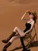 Nuevo Vestido de Tirantes con Volantes y Empalmes Estilo Francés, como de Hada, Pura Tentación para Mujer, de Nicho, Ajustado, Irregular