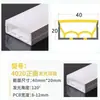 Lâmpada LED de Silicone Flexível com Canaleta para Embutir Lâmpada Suave Ranhura para Lâmpada Slot para Cartão Curvo Dobrável para Exterior