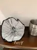RTEP Versión Alta Tela Coreana Ins Rayada Femenina Plisada Banda para el Cabello de Colon Grande Cuerda para el Cabello Adornos para el Cabello