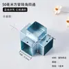 Conector en T de Tubo de Hierro Galvanizado Junta de Tubo Cuadrado para Escalera Accesorios Planos sin Soldadura Esquina en T Leede Zhuj
