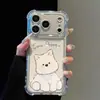 Adecuado para funda de teléfono Apple 17PRO, transparente y linda funda espacial West Highland para iPhone 18 con cuatro esquinas anticaída