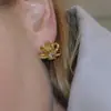 Collares de Acero de Titanio Europeos y Americanos Jieding, Pendientes de Circonita, Pendientes de Acero Inoxidable de Gama Alta de Lujo Ligero, Joyería Europea y Americana, Accesorios Transfronterizos