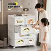 Gabinete de Almacenamiento para Estudiantes de Dibujos Animados Transfronterizo Gabinete de Almacenamiento de Plástico con Cajones para Juguetes, Documentos y Artículos Varios Caja de Almacenamiento para Ropa de Bebé