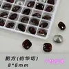 Lote Inteiro de Brilhantes Ornamentos de Diamante Imitação Chineses com Formato Especial e Base Pontiaguda para Nail Art de Alta Qualidade K9 Rosa Seco Multifacetado Formato de Ninho de Pássaro