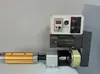 Conjunto completo de máquina de corte e vinco com embreagem de freio a pó magnético, controlador de tensão, eixo de expansão pneumático operado manualmente e sistema de correção.