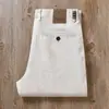 Nuevos Pantalones Rectos Sueltos de Lino Puro para Verano 2025 Suaves Transpirables Finos para Hombre Casual de Negocios de Alta Gama