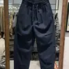 Calça Harem Versátil Plus Size 150kg para Primavera e Outono Cintura Alta Elástica Solta Afinando Perna Larga Casual Calça Curva