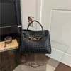Bolsa de tecido transfronteiriça, bolsa de grande capacidade para mulheres, nova bolsa de mão casual vintage para o dia a dia 2026, bolsa tote grande de ombro