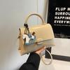Bolsa para Deslocamento Feminina 2025 Primavera Nova Grande Capacidade Dupla Camada Bolsa de Mão Moderna Versátil High-End Tiracolo