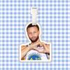 Etiqueta de equipaje de curry etiqueta colgante de mochila soporte periférico TikTok mismo estilo