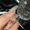 Pinza de Oreja de Zirconia Dorada de Seis Garras para Mujer, Lujo Ligero de Nicho, Accesorios para Oreja de Gama Alta, Nuevo Estilo Caliente 2024