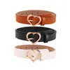 Cinturón Nuevo Versátil de Mezclilla con Hebilla de Corazón Simple Versátil Moda para Jeans Estudiante Decorativo Cinturón para Mujer