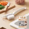 Escova de limpeza para processador de alimentos de bebê escova especial escova para limpeza de mamadeiras fenda dobrável limpeza de lâmina de processador de alimentos de bebê liquidificador