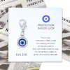 Venta Caliente Transfronteriza Ojo del Diablo Accesorios de Joyería Metálica Llavero Colgante Regalo Llavero Ojo del Diablo