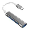 HUB de 4 puertos tipo C HUB USB Divisor USB-C tipo-c a USB USB uno arrastra cuatro