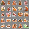 50 piezas de pegatinas de mono punch solitario, bestseller transfronterizo, popular animal de dibujos animados, pegatinas decorativas impermeables para teléfono DIY
