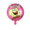 [Autorização Genuína] Novo Cenário de Festa de Aniversário do Bob Esponja Atmosfera Decorativa Balão de Folha de Alumínio Filme de Alumínio