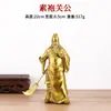 Estatueta de Guan Guan Er Ye de Cobre para Decoração de Casa, Estátua de Guan Yu para Sala de Estar, Empresa, Loja e Decoração de Cerimônia de Inauguração