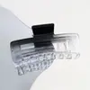 Pinza Transparente Cuadrada de Moda para Mujer, Tamaño Grande, para Peinados Recogidos, con un Toque Elegante y de Alta Gama