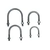 Tubo de Aço Inoxidável 304 Selim em Forma de U Decoração Selim para Fiação Braçadeira de Metal em Forma de U Parafuso em Forma de U Parafuso em Forma de U