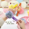 Bolsa de Monedas de Peluche de Conejo y Zorro Dibujos Animados Lindos, Bolsa de Almacenamiento de Auriculares para Estudiantes de Alto Valor, Pulsera con Anillo a Presión al por Mayor