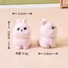 Llavero de Conejo de Dibujos Animados Lindo Bolsa Sorpresa Colgante de Decoración DIY Adornos Hechos a Mano para Escritorio Coche