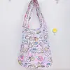 Nueva Bolsa de Pañales con Estampado de Dibujos Animados Gran Capacidad Bolsa de Compras para Supermercado Grande Linda Perro Yugui Práctica Bolsa de Protección Ambiental