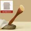 Sándalo Morado, Sándalo Verde, Raspador de Cuerno, Peine de Pezuña de Oveja, Peine de Madera, Raspador Facial, Pequeño Bastón Masajeador Raspador para Ojos Portátil