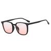 Gafas de Sol Vintage de Marco Negro Estilo Influencer Xiaohongshu para Mujer 2024 Nueva Moda Estilo Urbano Gafas de Sol de Moda para Hombre