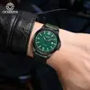 Relógio Mecânico Totalmente Automático da Marca Ochstin, Novo, para Homens, com Pulseira de Couro e Calendário Magnético