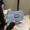 Elegante bolso de hombro portátil 2024, diseño de nicho, estilo extranjero, nuevo bolso cruzado coreano para mujer, bolso informal de moda para mujer.