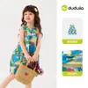 [Obtén 3 Yuan de Descuento por Cada 2 Faldas Compradas] Colección Dudu de Vestidos para Niñas, Vestidos de Verano para Niñas, Ropa Infantil